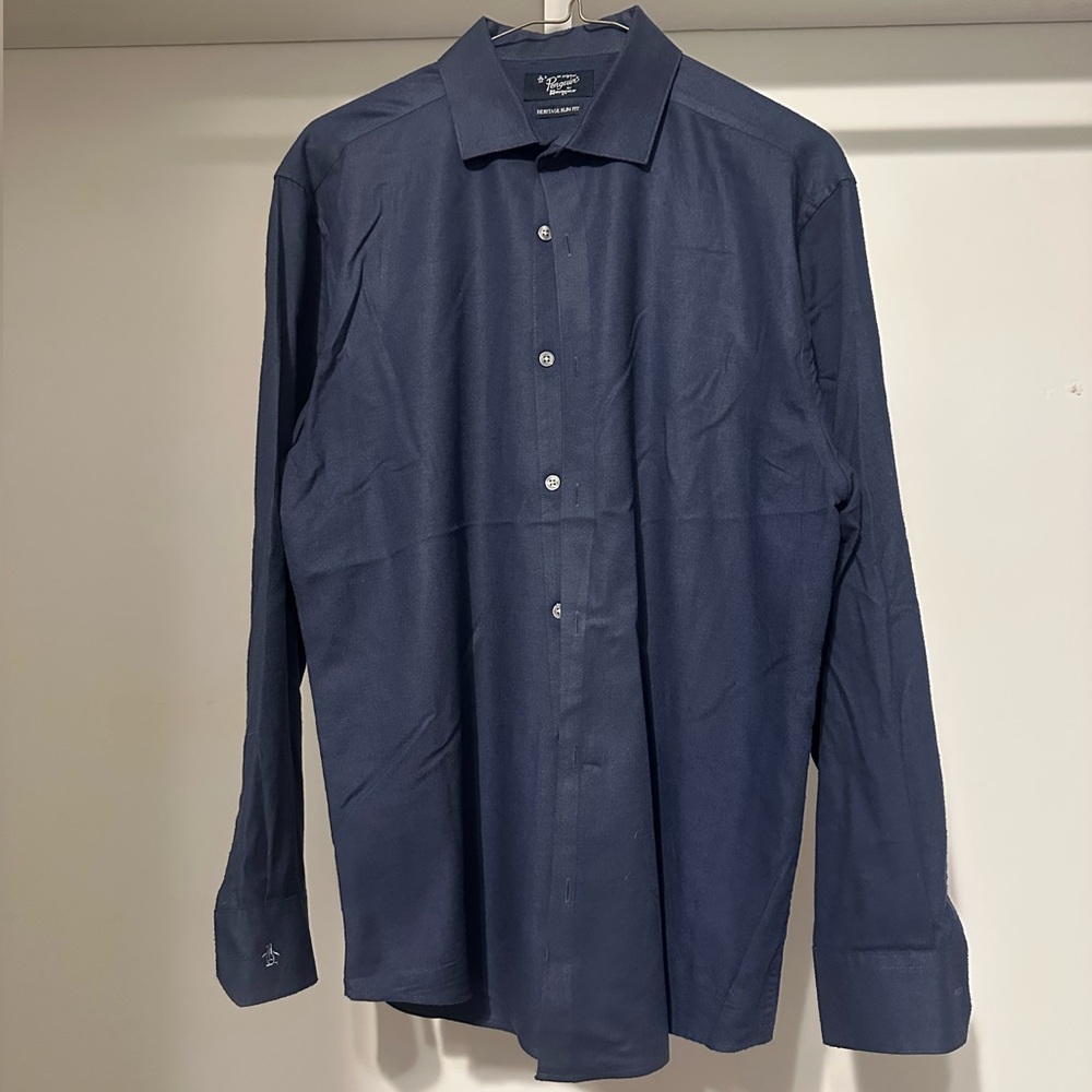 Men’s Original Penguin - Navy Blue Dress Shirt. BRAND NEW CONDITION!